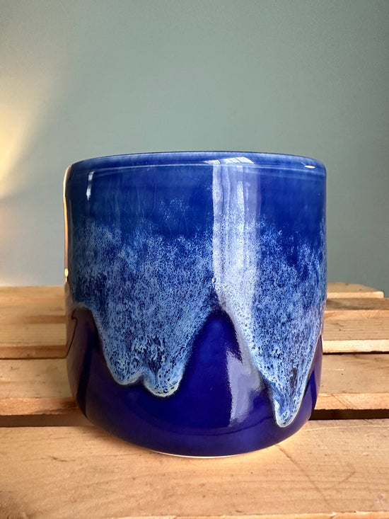 Blue Pot by JKM Clayworks